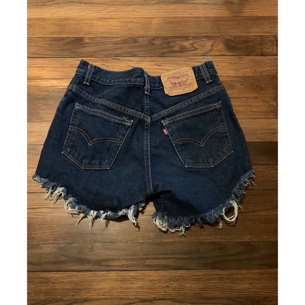 Levi’s cut off high waisted shorts